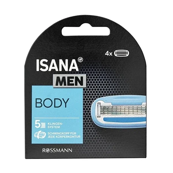 Isana Men Spare Razor 5 Blades 4 pcs