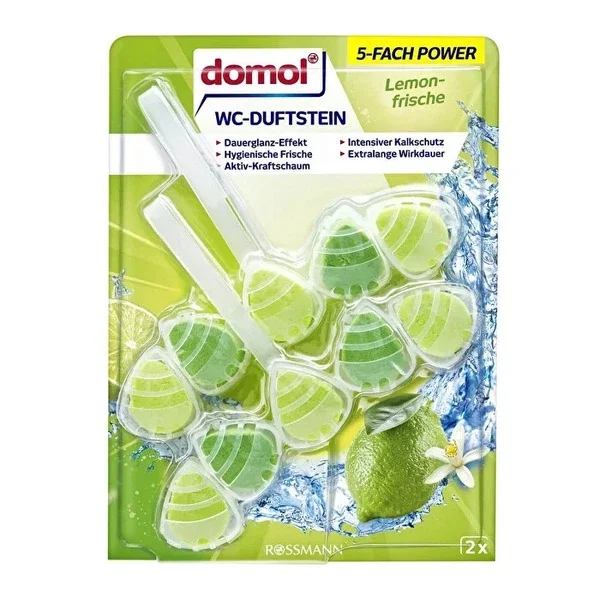 Domol WC Fragrance Toilet Block Lemon Freshness 110 gr