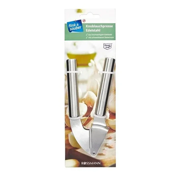 Flink & Sauber Garlic Crusher Stainless Steel 1 pcs