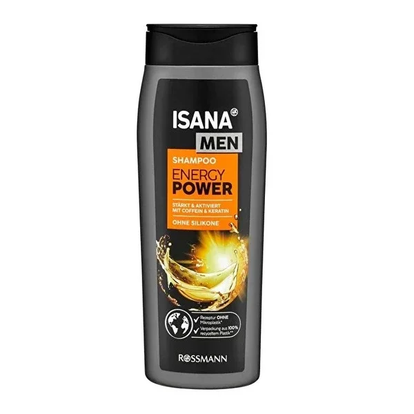 Isana Men Koffein & Keratin Shampoo 300ml