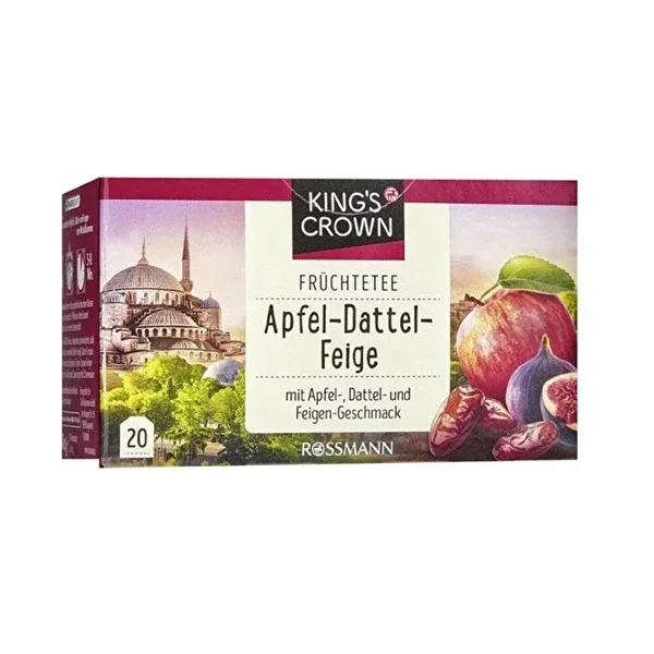 King's Crown Fruity Sweet Tea with Apples, Dates & Figs 40g