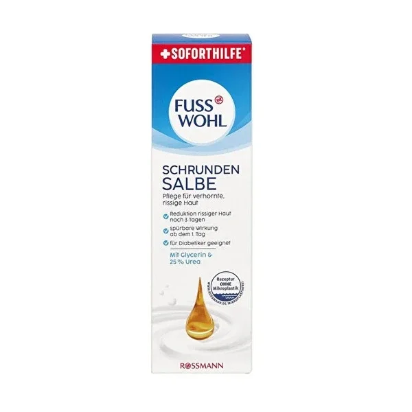 Fusswohl Foot Cream For Cracks - Instant Effect 75 ml