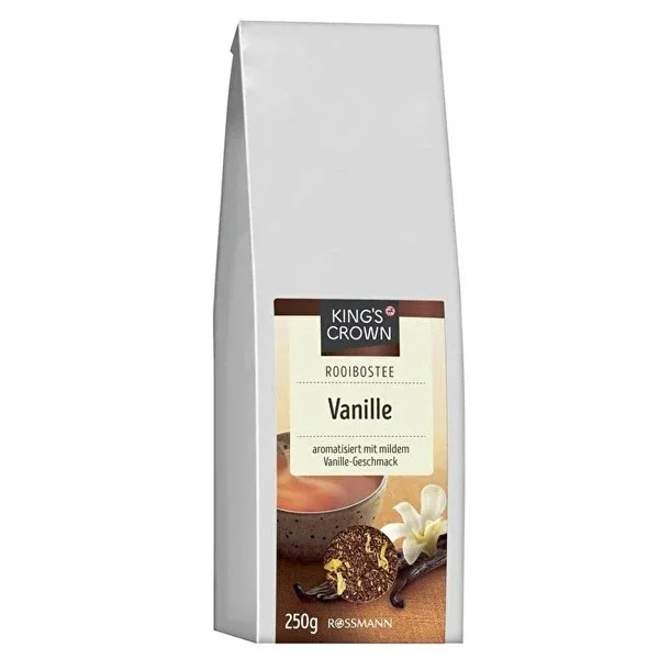 King's Crown Herbal Tea Vanilla Flavored Rooibos 250 gr