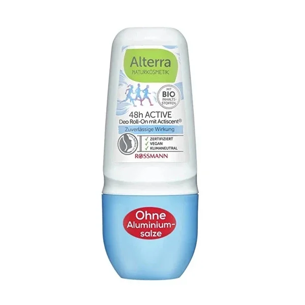 Alterra Active Deo Roll-On Natural Guarana Extract 48H 50 ml