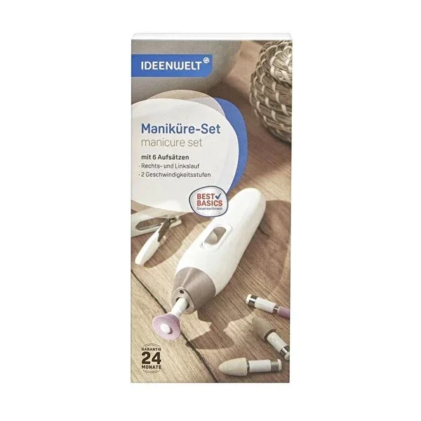 Ideenwelt Best Basics Manicure and Pedicure Set Rose Gold 1 pcs