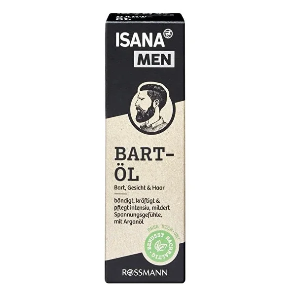 Isana Men Beard Oil Argan and Jojoba 30 ml