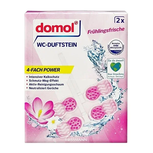 Domol WC Fragrance Toilet Block Spring Freshness 96 gr