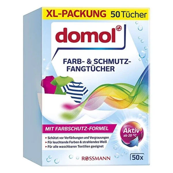 Domol Color Separator Wipes for Washing Machine 50 pcs