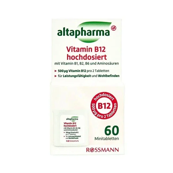 Altapharma Vitamin B and Amino Acid Tablets 60 pcs 16.8 gr