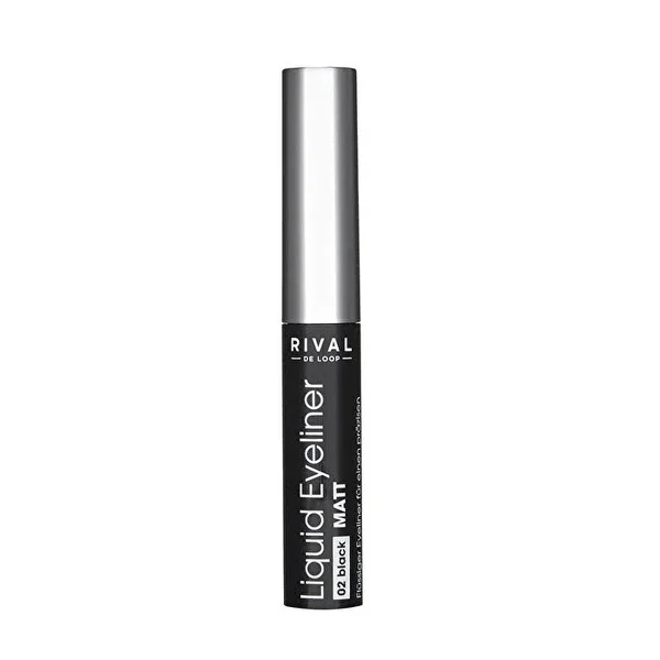 Rival de Loop Liquid Eyeliner No:02 Black Matte 1 pcs