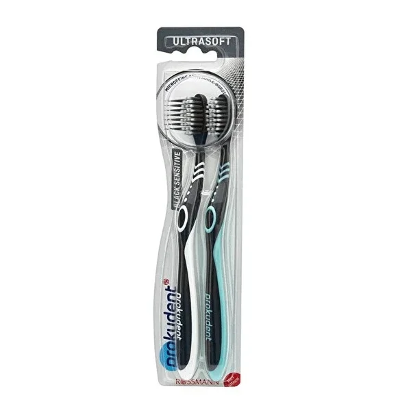 Prokudent Toothbrush Black Sensitive 2-Pack