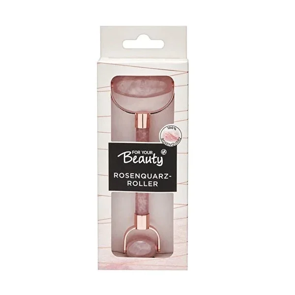 For Your Beauty Rose Quartz Roller Double Sided 1 pcs