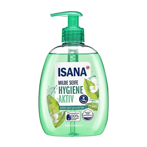 Isana صابون سائل إيزانا هايجين أكتيف برائحة الشاي الأخضر 500 مل