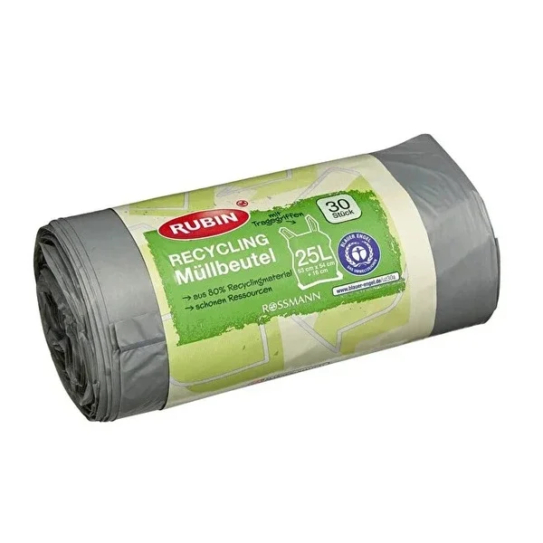 Rubin Garbage Bag 53x54x16 Handle 25 Liter 30 pcs