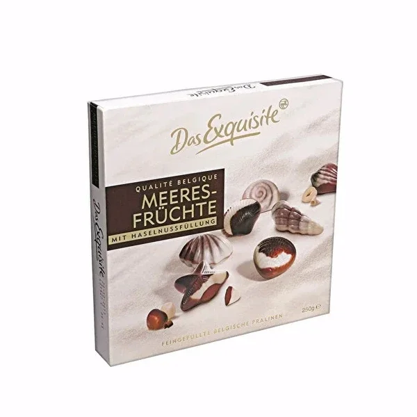 Das Exquisite Box Chocolate Seashells 250 gr