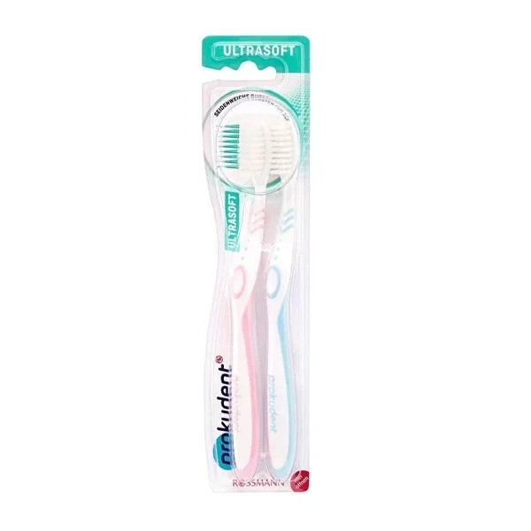 Prokudent Ergonomic Micro-Fine Toothbrush Duo for Gentle Cleaning