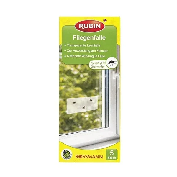 Rubin Fly Adhesive Window Strips 5 Pack