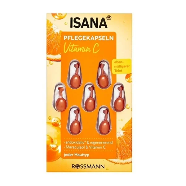 Isana Capsule Serum Vitamin C & Maracuja Oil 7 x0.38