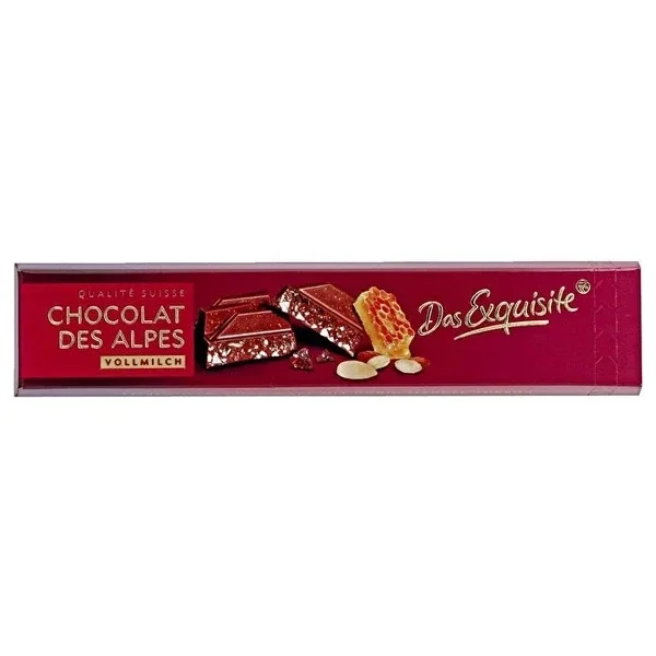 Das Exquisite Milk Chocolate with Honey and Almonds 100 g