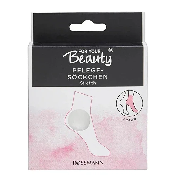 For Your Beauty Stretch Cotton Socks for Foot Care, 1 Pair