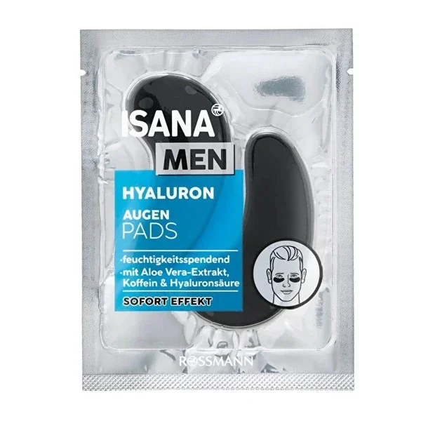 Isana Men Under Eye Pad Hydrogel Hyaluron 1 pcs