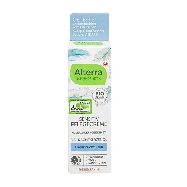 Alterra Face Care Cream Unscented, For Very Sensitive Skin 50 ml
