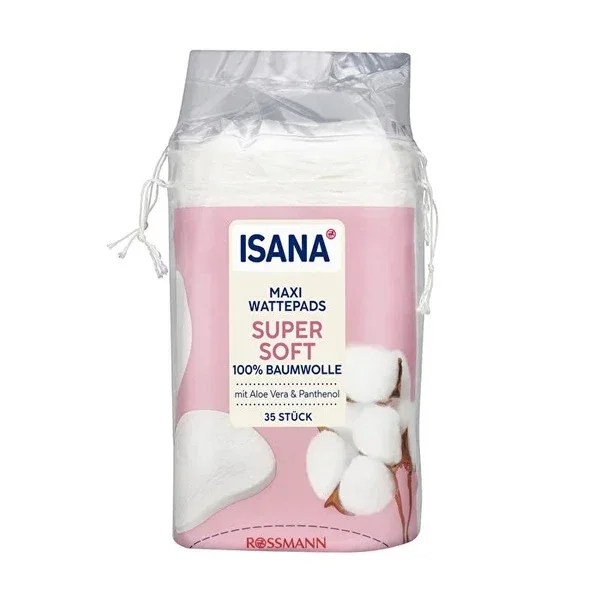 Isana Disk Cotton Aloe Vera, Maxi 35 pcs