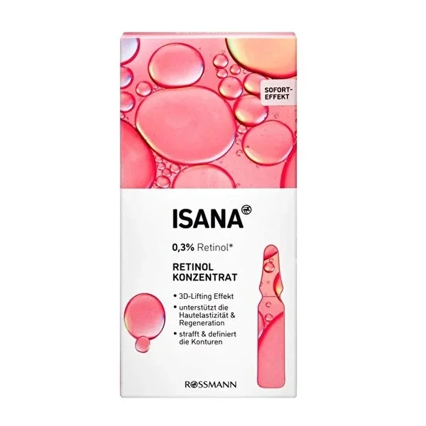 Isana Love Your Skin Care Ampoule Retinol 14 ml