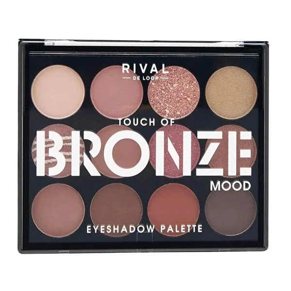 Rival de Loop Eyeshadow Palette Touch No.02 Bronze 1 pcs
