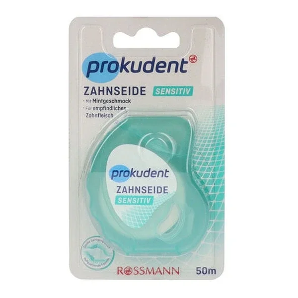 Prokudent Dental Floss Sensitive 50 m - Mint Flavored
