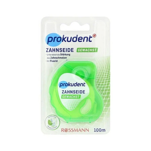 Prokudent Dental Floss Sensitive 100 m - Mint Flavored And Waxed