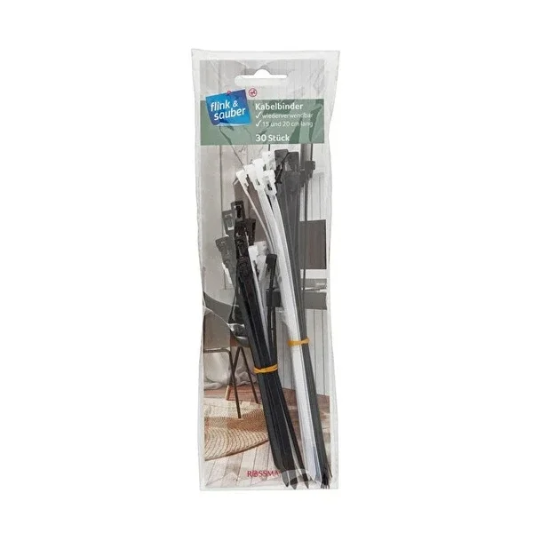 Flink & Sauber Wiederverwendbare Kabelbinder