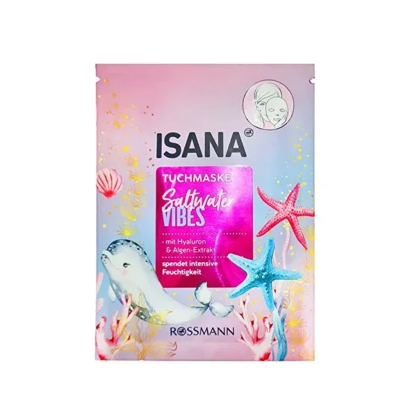 Isana Starfish Sheet Mask with Hyaluronic Acid & Seaweed