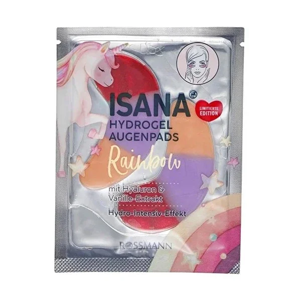 Isana Hydrogel Under Eye Pads with Hyaluronic Acid - 2 Pack