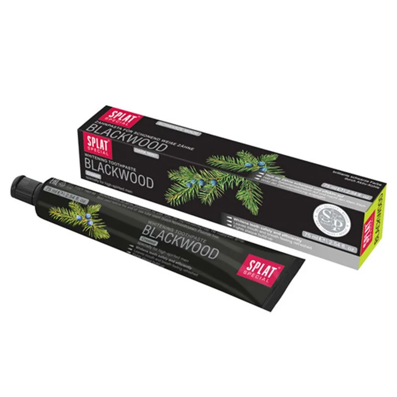 Splat Blackwood Black Toothpaste 75 ml Strong Whitening