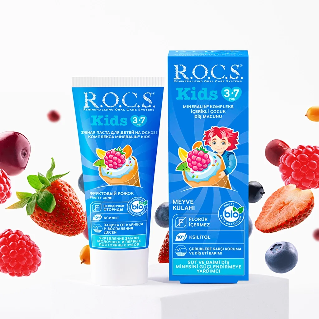 ROCS Kids Fruchtige Zahnpasta 35ml