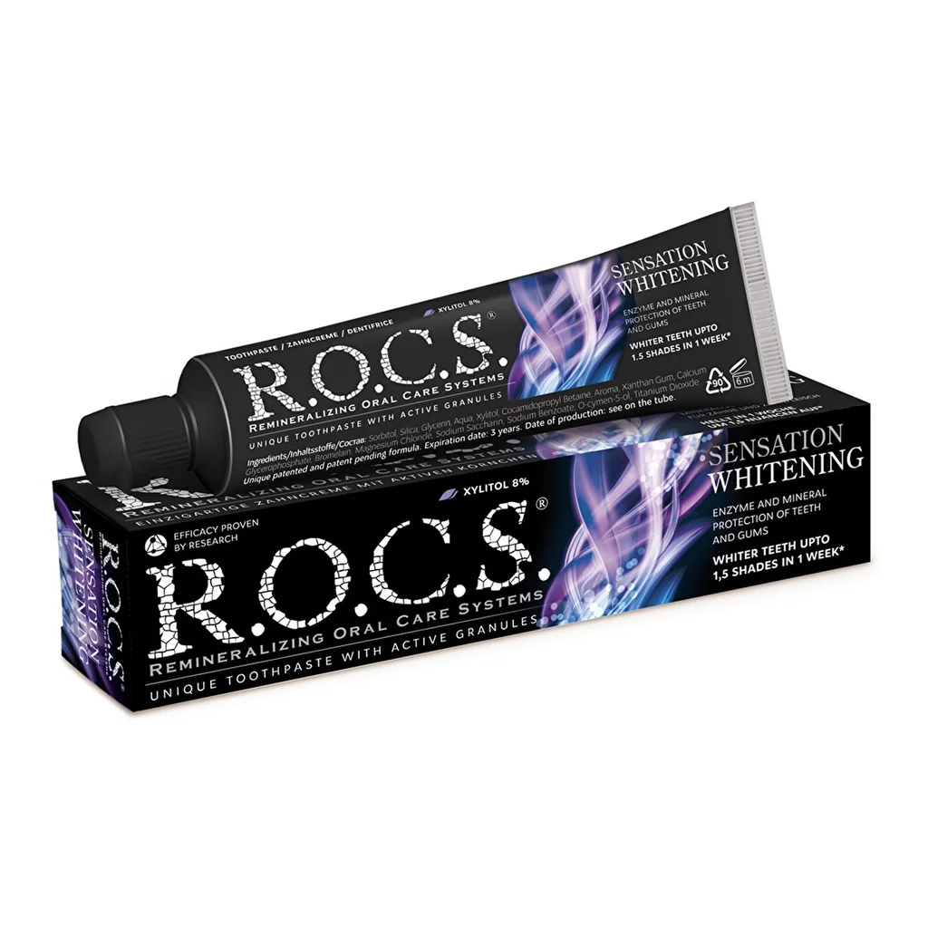 Rocs Sensation Whitening Whitening Shine Toothpaste 60 ml