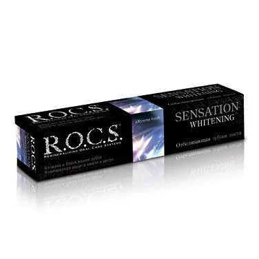 Rocs Sensation Whitening Whitening Shine Toothpaste 60 ml