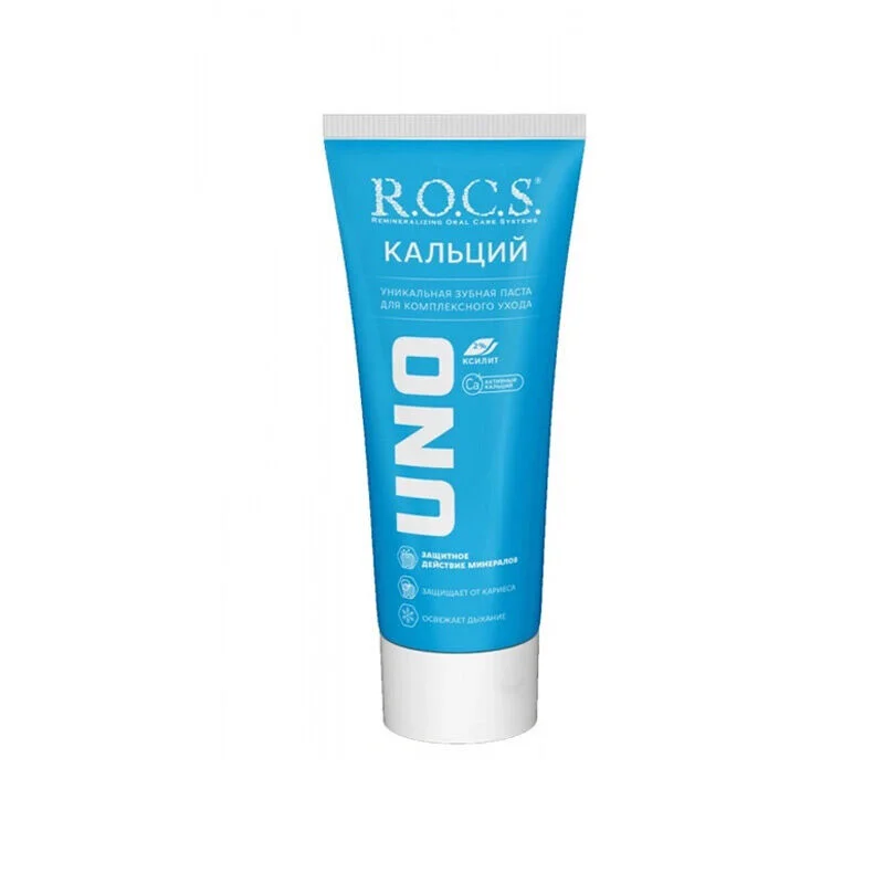 Rocs Uno Calcium Full Protection Daily Toothpaste 60 ml