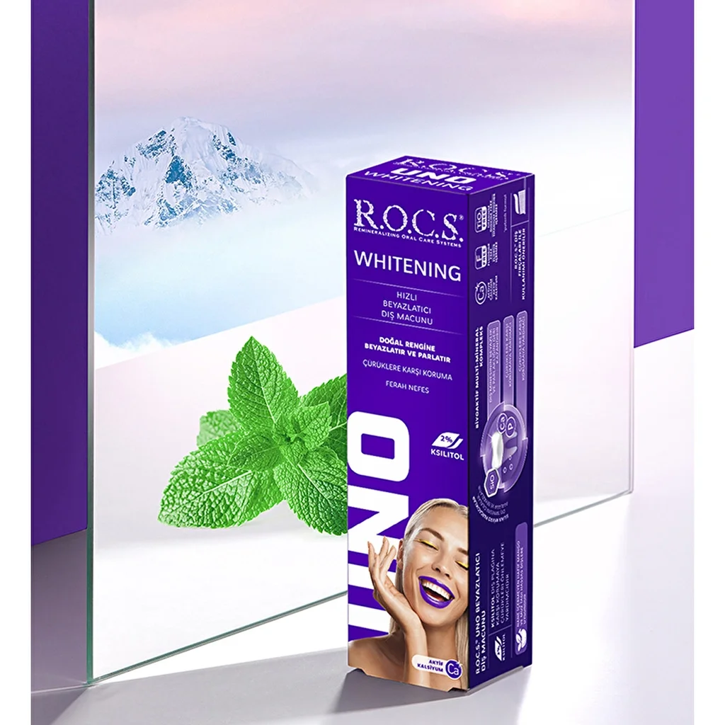 Rocs معجون أسنان روكس أونو لتبييض الأسنان 60 مل