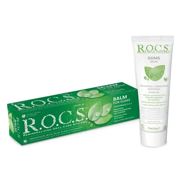 Rocs Toothpaste Containing Plant Extracts 75 ml