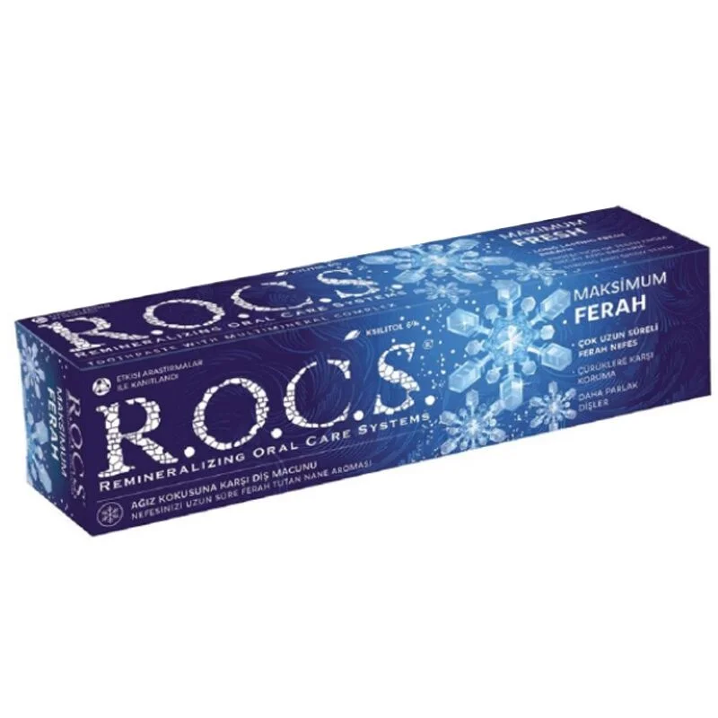 Rocs Maximum Fresh Toothpaste Against Bad Breath 75 ml