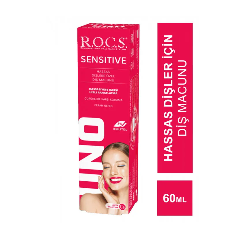 Rocs Uno Sensitive Toothpaste 60 ml