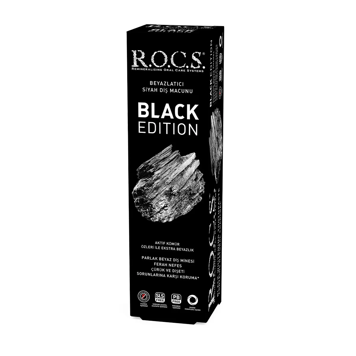 Rocs معجون أسنان روكس بلاك إيديشن للتبييض 60 مل
