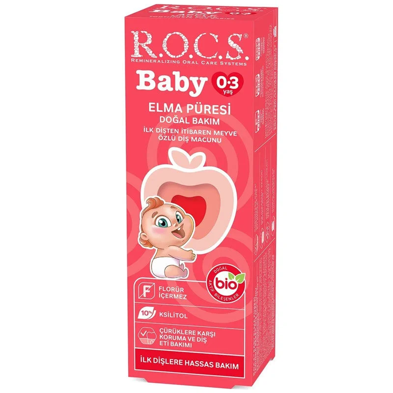 Rocs Baby 0-3 years Old Applesauce Taste Toothpaste 35 ml