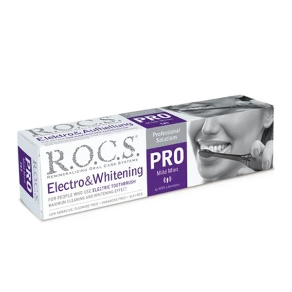 Rocs Pro Electro - Whitening Light Mint Toothpaste 60 ml