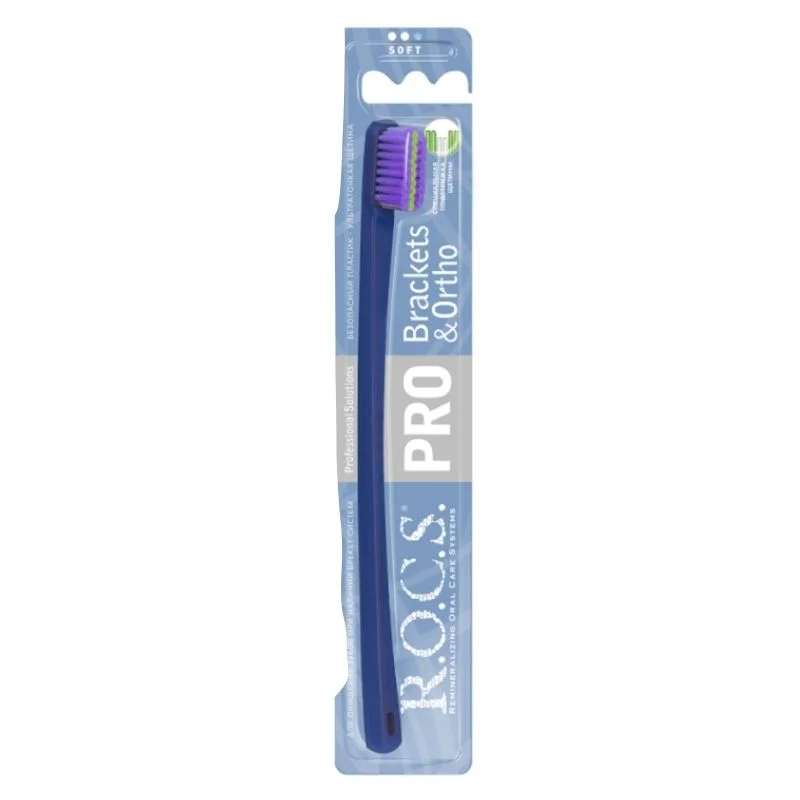 Rocs Pro Brackets And Ortho Soft Toothbrush