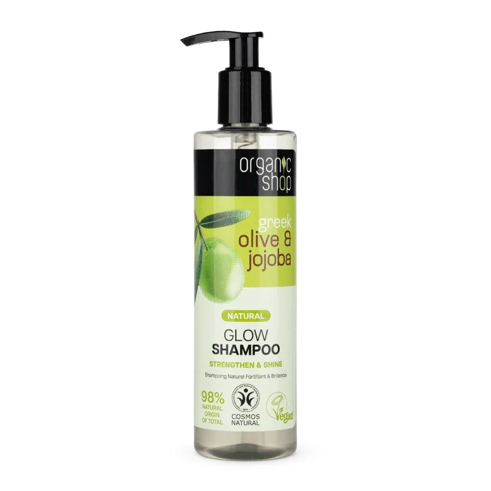 Organic Shop Olive and Jojoba Shampoo for Bright, Radiant, and Strong Hair 280 ml