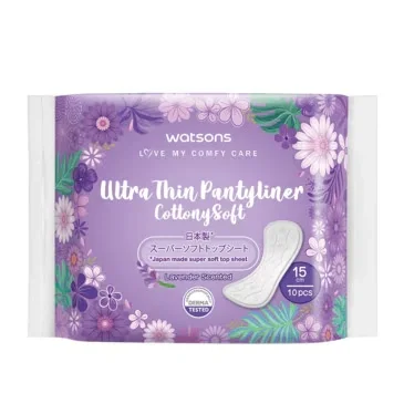 Watsons Cottony Soft Ultra Thin Lavender Scented Daily Pads 10 pcs