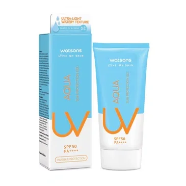 Watsons Aqua Uv Sunscreen Gel Spf50 pa+ 50 ml